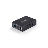 StarTech MCM10GSFP2 10GbE SFP+ Fiber Media Converter, 10 Gigabit Ethernet RJ-45 to 10GBASE-X SFP+, Single-Mode, Multi-Mode