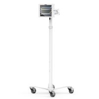 COMPULOCKS MCRSTDEXW11PAPX4W IPAD PRO M4 11IN (2024), APEX ENCLOSURE ROLLING CART - RISE FREEDOM EXTENDED WHI