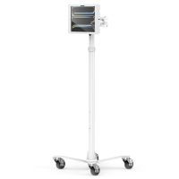 COMPULOCKS MCRSTDEXW13PAPX4W IPAD PRO M4 13IN (2024), APEX ENCLOSURE ROLLING CART - RISE FREEDOM EXTENDED WHI