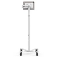 COMPULOCKS MCRSTDEXWSMP01W UNIVERSAL INVISIBLE MOUNT MEDICAL ROLLING CART EXTENDED WHITE