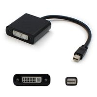 ADDON MDP2DVIB-5PK 5 PACK OF 20.00CM (8.00IN) MINI-DISPLAYPORT MALE TO DVI-I FEMALE BLACK ADA
