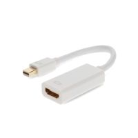 ADDON MDP2HDMIAW 8IN MINI-DISPLAYPORT MALE TO HDMI FEMALE WHITE ADAPTER CABLE