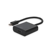 ADDON MDP2HDMIB-5PK 5 PACK OF MINI-DISPLAYPORT MALE TO HDMI FEMALE BLACK ADAPTER CABLE