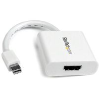 StarTech Mini-DisplayPort to HDMI Video Adapter Converter (White) - MDP2HDW