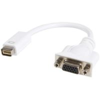 StarTech Mini DVI to VGA Video Cable Adapter for MacBook and iMac (White) - MDVIVGAMF