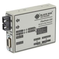 BLACK BOX ME660A-MSC-R2 ASYNC RS232 EXTENDER OVER FIBER - DB9 FEMALE TO SC MULTIMODE, 2.5 KM