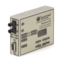BLACK BOX ME662A-SST ASYNC RS232 EXTENDER - FIBER DB9 FEMALE ST SM 30-KM