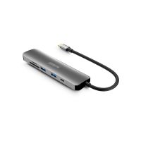 URBAN FACTORY MHC45UF 6-IN-1 USB-C HUB WITH 2 USB-A / 1 HDMI 4K / 2 CARD READERS AND 1 U