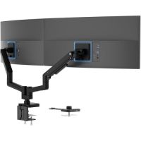 Mount-It MI-12003 ProFlex Desk Mount for Dual Monitor - Matte Black