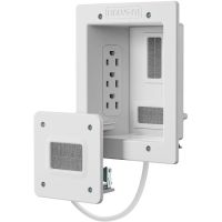 Mount-It! MI-7284 In-Wall TV Cable Concealer with Recessed Power