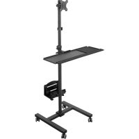 Mount-It MI-7948 Mobile Cart with Monitor Mount and CPU Holder
