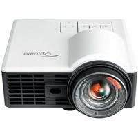 Optoma ML1050STi - DLP projector - short-throw - 3D - white, gray