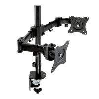 3M MM200B mounting kit - for 2 monitors - black