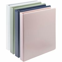 Samsill MP46939 Plant-Based Durable 1 inch 3 Ring Binders, Boho, 4-Pack