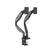 MSI MPG MT201DR Full-Motion Dual Monitor Desk Mount with RGB LEDs for 17 to 35" Displays