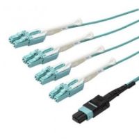 StarTech MPO/MTP to LC Breakout Cable Plenum-Rated - MPO8LCPL1M