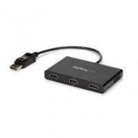 StarTech 3-Port Multi Monitor Adapter - DisplayPort 1.2 to 3x HDMI MST Hub - DP Video Splitter - MSTDP123HD