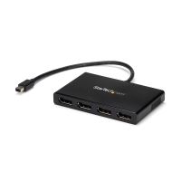 STARTECH MSTMDP124DP 4-PORT MINI DISPLAYPORT TO DISPLAYPORT MULTI-MONITOR ADAPTER DRIVES 4X 1080P 60H