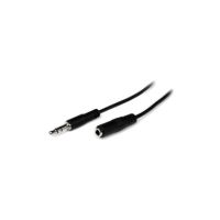 StarTech 1m Slim 3.5mm Stereo Extension Audio Cable - M/F - MU1MMFS