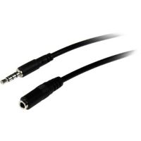 StarTech Headset Extension Cable 3.5mm TRRS Male to 3.5mm TRRS Female (6.6') - MUHSMF2M