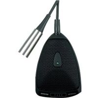 SHURE MX393/S BOUNDARY CONDENSER MICROPHONE, HALF SUPERCARDIOID, TA4F, PROGRAMMABLE BUTTON