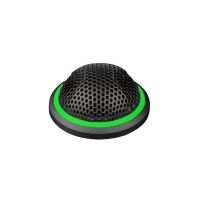 SHURE MX395B/O-LED ROUND MINIATURE BOUNDARY MICROPHONE, OMNIDIRECTIONAL, LED LIGHT RING, 5-PIN XLR,