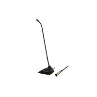 SHURE MX418D/S GOOSENECK MICROPHONE, ATTACHED DESKTOP BASE, SUPERCARDIOID, LENGTH 45 CM (18), W