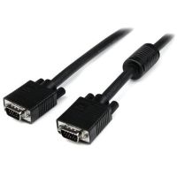 StarTech Coax High Resolution HD15 Male to HD15 Male VGA Cable (50', Black) - MXT101MMHQ50