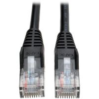 Eaton Tripp Lite Series N001-010-BK Cat5e 350 MHz Snagless Molded (UTP) Ethernet Cable (RJ45 M/M), PoE - Black, 10 ft. (3.05 m)