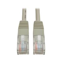 Eaton Tripp Lite Series N002-007-GY Cat5e 350 MHz Molded (UTP) Ethernet Cable (RJ45 M/M), PoE - Gray, 7 ft. (2.13 m) - patch cable
