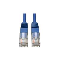 Eaton Tripp Lite Series N002-014-BL Cat5e 350 MHz Molded (UTP) Ethernet Cable (RJ45 M/M), PoE - Blue, 14 ft. (4.27 m) - patch cable