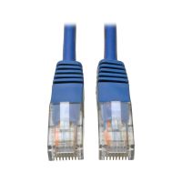Eaton Tripp Lite Series N002-025-BL Cat5e 350 MHz Molded (UTP) Ethernet Cable (RJ45 M/M), PoE - Blue, 25 ft. (7.62 m) - patch cable