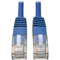 Eaton Tripp Lite Series N002-050-BL Cat5e 350 MHz Molded (UTP) Ethernet Cable (RJ45 M/M), PoE - Blue, 50 ft. (15.24 m) - patch cable