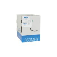EATON TRIPP LITE SERIES N022-01K-BK CAT5E 350 MHZ SOLID CORE (UTP) PVC BULK ETHERNET CABLE -