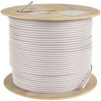Eaton Tripp Lite Series N024-01K-WH Cat5e 350 MHz Solid Core Plenum-Rated (UTP) PVC Bulk Ethernet Cable - White, 1000 ft. (304.8 m)