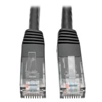 Eaton Tripp Lite Series N200-010-BK Cat6 Gigabit Molded (UTP) Ethernet Cable (RJ45 M/M), PoE, Black, 10 ft. (3.05 m) - patch cable