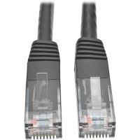 Tripp Lite N200-050-BK CAT6 Gigabit Molded UTP Patch Cable, Black, 50ft