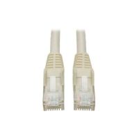 Eaton Tripp Lite Series N201-002-WH Cat6 Gigabit Snagless Molded (UTP) Ethernet Cable (RJ45 M/M), PoE, White, 2 ft. (0.61 m) - patch