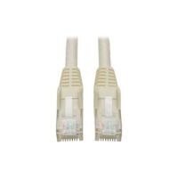 Eaton Tripp Lite Series N201-003-WH Cat6 Gigabit Snagless Molded (UTP) Ethernet Cable (RJ45 M/M), PoE, White, 3 ft. (0.91 m) - patch