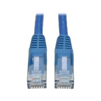 Eaton Tripp Lite Series N201-005-BL Cat6 Gigabit Snagless Molded (UTP) Ethernet Cable (RJ45 M/M), PoE, Blue, 5 ft. (1.52 m) - patch