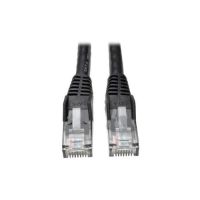 Eaton Tripp Lite Series N201-006-BK Cat6 Gigabit Snagless Molded (UTP) Ethernet Cable (RJ45 M/M), PoE, Black, 6 ft. (1.83 m) - patch