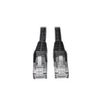 Eaton Tripp Lite Series N201-007-BK50BP Cat6 Gigabit Snagless Molded UTP Ethernet Cable RJ45 M/M PoE Black 7ft 2.13 m 50-Piece Bulk Pack