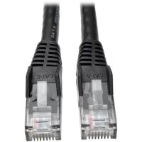 Eaton Tripp Lite Series N201-015-BK Cat6 Gigabit Snagless Molded (UTP) Ethernet Cable (RJ45 M/M), PoE, Black, 15 ft. (4.57 m)