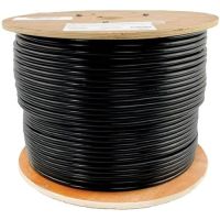 Eaton Tripp Lite Series N222-01K-BK Cat6 Gigabit Solid Core UTP PVC Bulk Ethernet Cable, Black, 1000 ft. (304.8 m), TAA - bulk cable