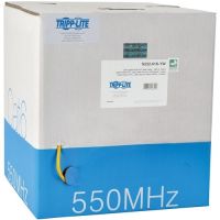 EATON TRIPP LITE SERIES N222-01K-YW CAT6 GIGABIT SOLID CORE UTP PVC BULK ETHERNET CABLE, YEL