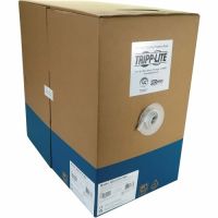 Eaton Tripp Lite Series N223-01K-WH Cat6a 10G Solid Core UTP Bulk Ethernet Cable, CMR Rated, White, 1000 ft. (305 m)