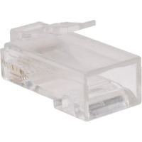 EATON TRIPP LITE SERIES N230-100 CAT6 RJ45 MODULAR CONNECTOR PLUG WITH LOAD BAR, SOLID/ST