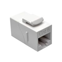 EATON TRIPP LITE SERIES N235-001-WH CAT6 STRAIGHT-THROUGH MODULAR IN-LINE SNAP-IN COUPLER