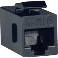 Eaton Tripp Lite Series N235-001 Cat6 Straight Through Modular In-line Snap-in Coupler RJ45 F/F - modular insert