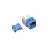 EATON TRIPP LITE SERIES N238-001-BL CAT6/CAT5E 110 STYLE PUNCH DOWN KEYSTONE JACK - BLUE, TA